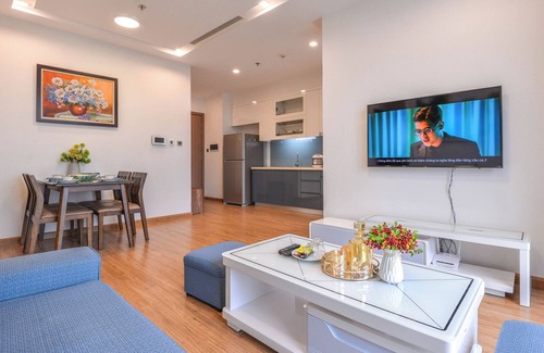 Ngoc Khanh Apartamento | căn hộ 2 phòng ngủ ấm áp tại vinhomes metropolis