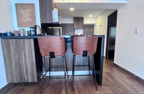 Narvarte Poniente Apartamento | C602- 2 BR /2 BTH - Una Habitación Piso, Capacidad 5