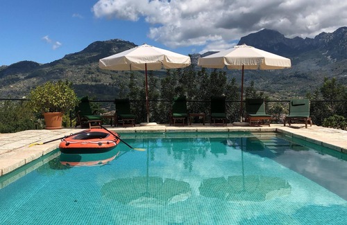 Soller Villa | Ca'n Pons, Villa con impresionantes vistas, Wi-fi, piscina privada y jardines #