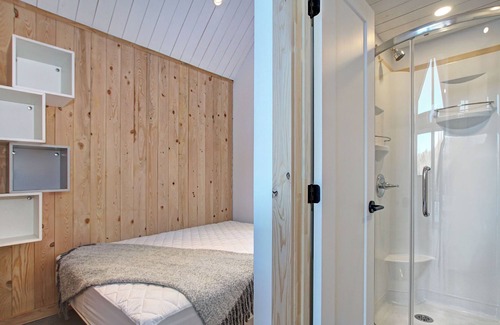 Sainte-Marguerite-du-Lac-Masson Chalet De Esquí | Scandinavian mountain mini chalet