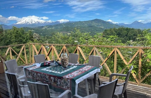 Lican Ray Casa | Cabaña Licanray, vista volcán Villarrica y lago Calafquén