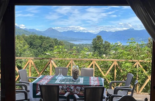 Lican Ray Casa | Cabaña Licanray, vista volcán Villarrica y lago Calafquén