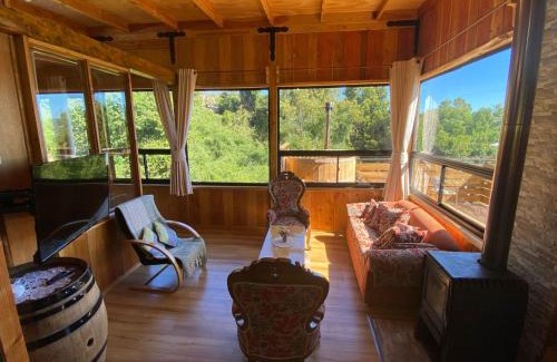 Valdivia Apartamento | Cabaña los arrayanes full equipada con Tinaja