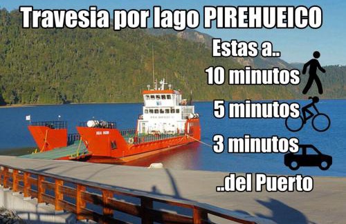 Puerto Fuy Casa | Cabaña Rustica, Lago/bosque/Puerto/Estufa Pellet