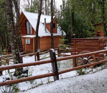 Casa de Lata Chalet De Esquí | Cabañas El Mirador de Recinto