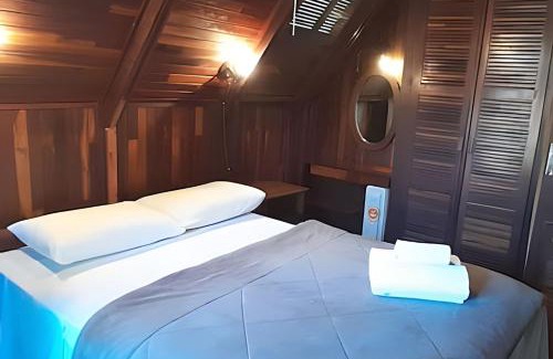 Bairro Lago Negro Casa | Cabana Alemã Rustica com pátio