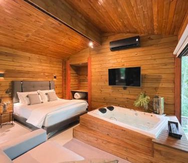Pomerode Chalet De Esquí | Cabana equipada em meio à natureza em Pomerode