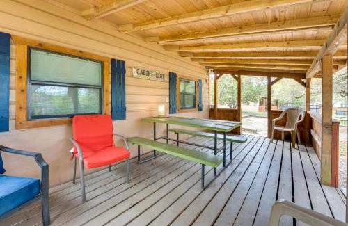 Concan Casa | Cabana Luna Cabin with Deck, Swing and Fire Pit!