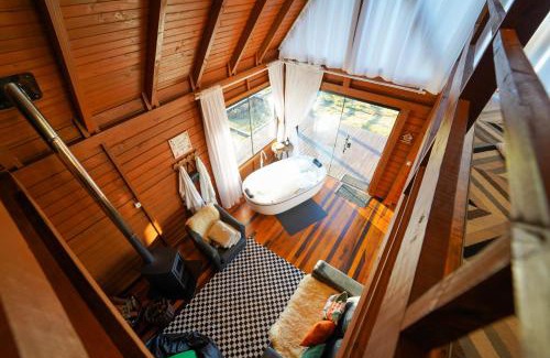 Leoberto Leal Cabina | Cabana na montanha, com hidro e Vista espetacular