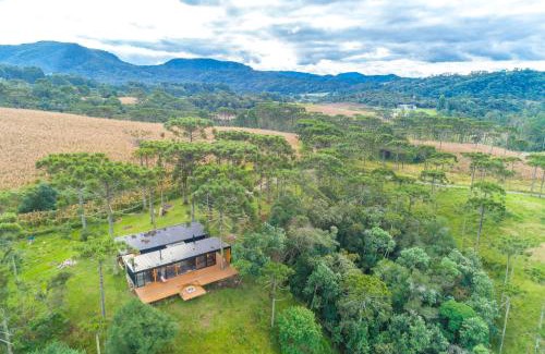 Rio Rufino Casa | Cabana na Serra Lareira e Vista Deslumbrante