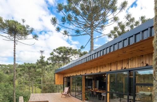 Rio Rufino Casa | Cabana na Serra Lareira e Vista Deslumbrante