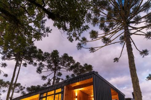 Rio Rufino Casa | Cabana na Serra Lareira e Vista Deslumbrante