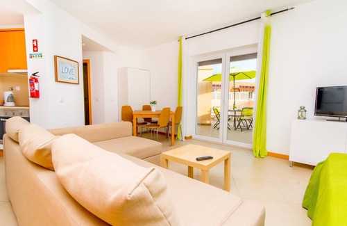 Conceicao e Cabanas de Tavira Apartamento | Cabanas Gardens - Estudio Penthouse Apartamento con vista piscina