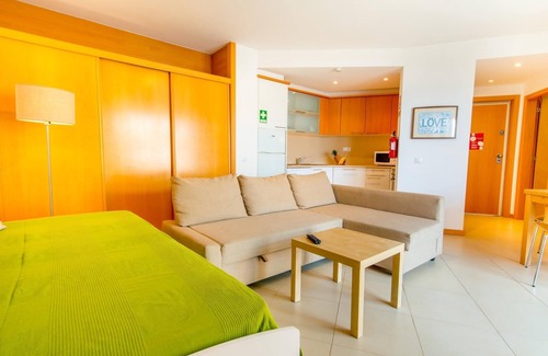 Conceicao e Cabanas de Tavira Apartamento | Cabanas Gardens - Estudio Penthouse Apartamento con vista piscina
