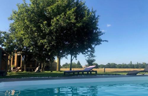 Aigrefeuille-sur-Maine Casa | Cabane au cœur du Vignoble Nantais avec piscine privative chauffée - FR-1-306-1210