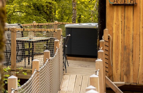 Masclat Cabina | Cabin Carrelet PMR with spa Occitanie