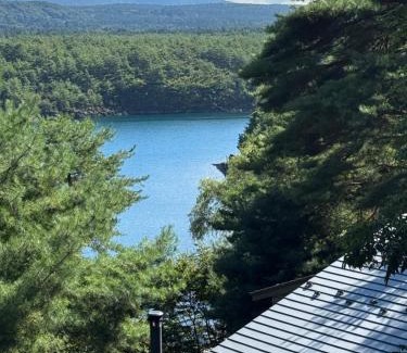 Fujikawaguchiko Casa | Cabin F Lake Saiko 1 min Mt Fuji Lakeview Villa Sleeps 10 BBQ Jacuzzi