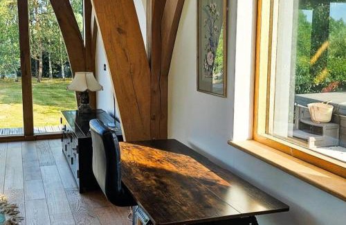 Muchelney Casa | Cabin - Sleeps 4 - Nature Sauna Hot Tub