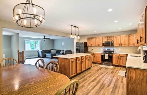 Balsam Lake Cabaña | Cabin w/ Dock & Porch Across From Balsam Lake