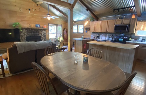 Hot Springs Cabina | Cabin with a view! Walk to Appalachian Trail