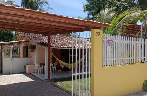 Porto Seguro Cabina | Cabin with kitchen: 500 meters from the beach. With parking and barbecue.