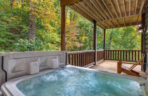 Wears Valley Casa | Cabin with Hot Tub Theater & Views - Sleeps 22