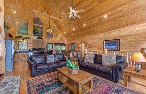 Wears Valley Casa | Cabin with Hot Tub Theater & Views - Sleeps 22