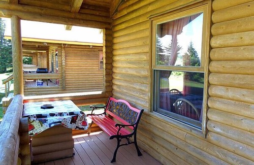Margaree Forks Cabaña | Cajun Cedar Log Cottages 2 hab. - Cape Breton Unit1