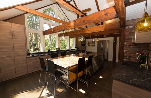 South Orleans Casa | Contemporáneo de California, a pie de playa, 1. 3 hectáreas de bosque