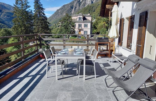 Isorno Casa | Calluna House, terrace in the sun of Onsernone