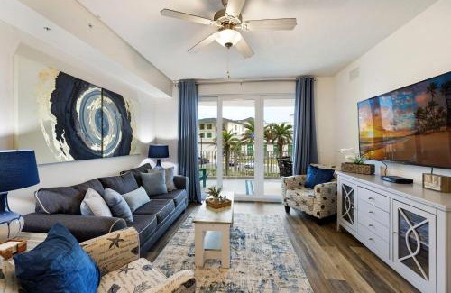 Panama City Beach Casa | Calypso 3 New Relax Unwind Luxury PCB next to Pier Park 3 Bed 2 Bath Pool Hot Tub Tikki bar