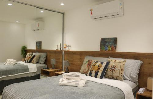 Camboinhas Apartamento | Camboinhas Loft Vista Mar, Pé na Areia, com Piscina e Churrasqueira