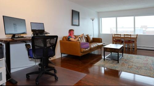 Saskatoon Downtown Apartamento | Cambridge 2 BR king gym Near Uni RUH City H