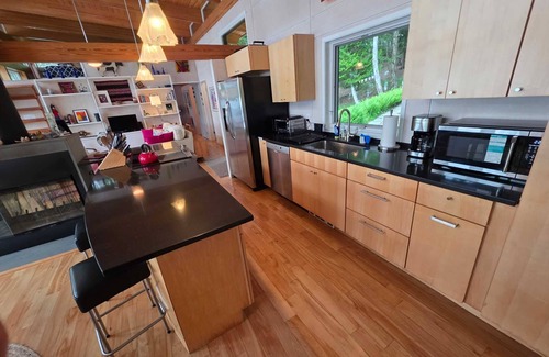 Mount Desert Cabaña | Camp Shulman - elegant new cottage on Long Pond