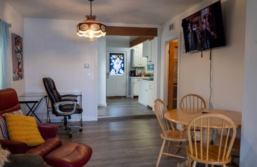 Alto Casa | Campau Lake 3 Cottages Sunny Days and Sunshine Tiki game house
