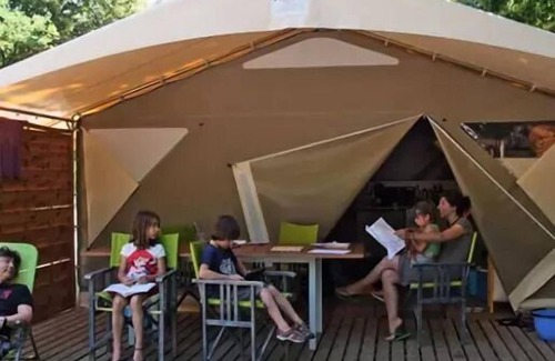 Saint-Vincent-de-Durfort Casa | Camping Heart of Ardeche *** - Lodge 3 habitaciones 5 personas sin instalaciones sanitarias