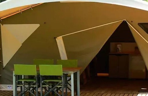 Saint-Vincent-de-Durfort Casa | Camping Heart of Ardeche *** - Lodge 3 habitaciones 5 personas sin instalaciones sanitarias