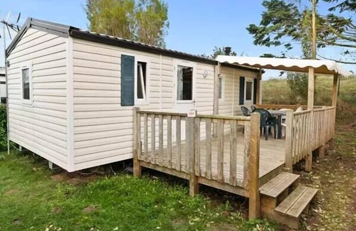 Saint Martial Entraygues Casa | Camping Château du Gibanel**** - Comfort XL 3-room mobile home 4 adults + 2 children