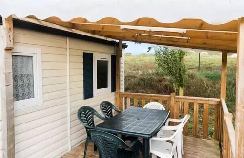 Saint Martial Entraygues Casa | Camping Château du Gibanel**** - Comfort XL 3-room mobile home 4 adults + 2 children