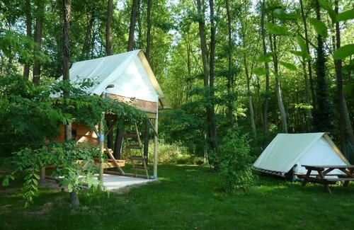 Cormoranche-sur-Saone Casa | Camping **** du Lac - Situada Carpa 1 dormitorio 2 Personas