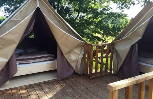 Cormoranche-sur-Saone Casa | Camping du Lac **** - Shack Situada 4 Habitaciones 6 Personas