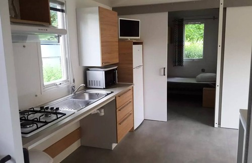 Cormoranche-sur-Saone Casa | Camping **** du Lac - Casa móvil Titania 4 Habitaciones 6 Personas