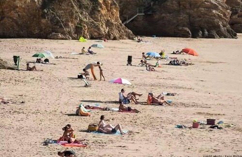 Saint-Michel-Chef-Chef Casa | Camping du Bord de Mer *** - Comfort mobile home 1 bedroom + terrace - Sea View 2 people