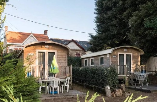 Saint-Michel-Chef-Chef Casa | Camping du Bord de Mer *** - Mobil home Eco 2 bedrooms + terrace - economical 3 people