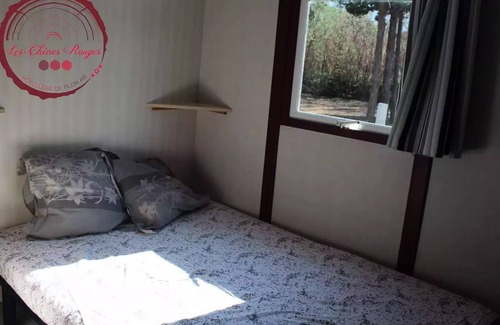 Argeles-sur-Mer Chalet De Esquí | Camping Flower les Chênes Rouges**** - Rustic Chalet 6 Standard 3 Rooms 6 People