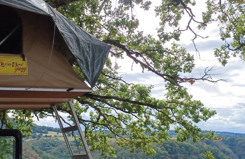 Goulles Cabina | camping in rooftent Landrover Defender