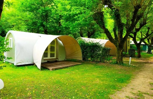 Carennac Casa | Camping l'Eau Vive **** - cabaña de la familia 4 Habitaciones 6 Personas