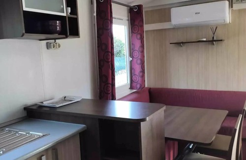 Massillargues-Attuech Casa | Camping l'Olivier *** - Mobile Home Luxe 3 Habitaciones 4 personas