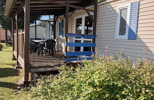 Massillargues-Attuech Casa | Camping l'Olivier *** - Mobile Home Luxe 3 Habitaciones 4 personas