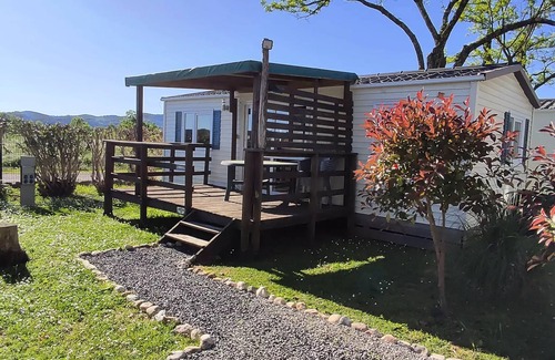 Massillargues-Attuech Casa | Camping l'Olivier *** - Casa móvil 4 Habitaciones 6 Personas